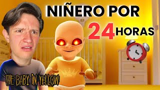 24 HORAS SIENDO NIÑERO DE UN BEBÉ DEMONIO 😳 | The Baby In Yellow