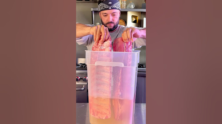 Smoked ribs in the oven 🔥