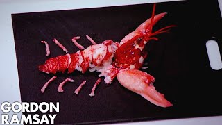 Gordon Ramsay | How to Extract ALL the Meat from a Lobster