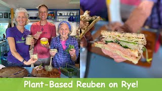 PlantBased Reuben on Rye!