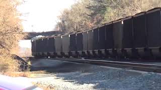 #5550 CSX N738 Loaded Coal train