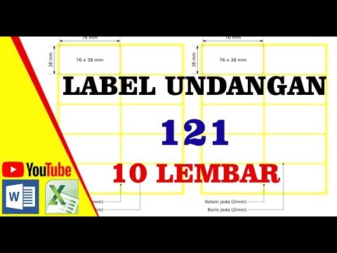 Cara Membuat Label Undangan 121