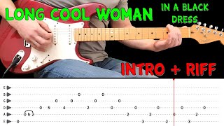 LONG COOL WOMAN IN A BLACK DRESS - Guitar lesson with tabs - The Hollies