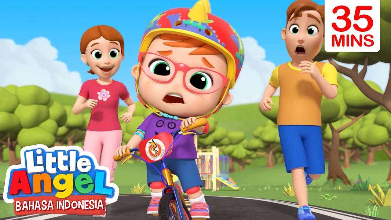 Ayo Belajar Naik Sepeda BersamaLagu Anak Little Angel Bahasa Indonesia YouTube