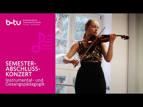 Semesterabschlusskonzert des BTU-Studiengangs Instrumental- und Gesangspädagogik