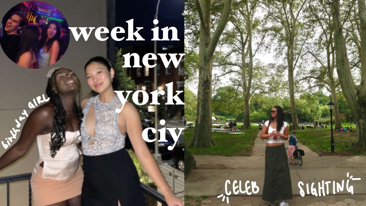 a week in new york city:) | jess's birthday | WE SAW ROLE MODEL! - YouTube