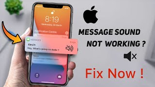 iPhone Message Notification Sound Not Working - Muting Text Conversations FIX