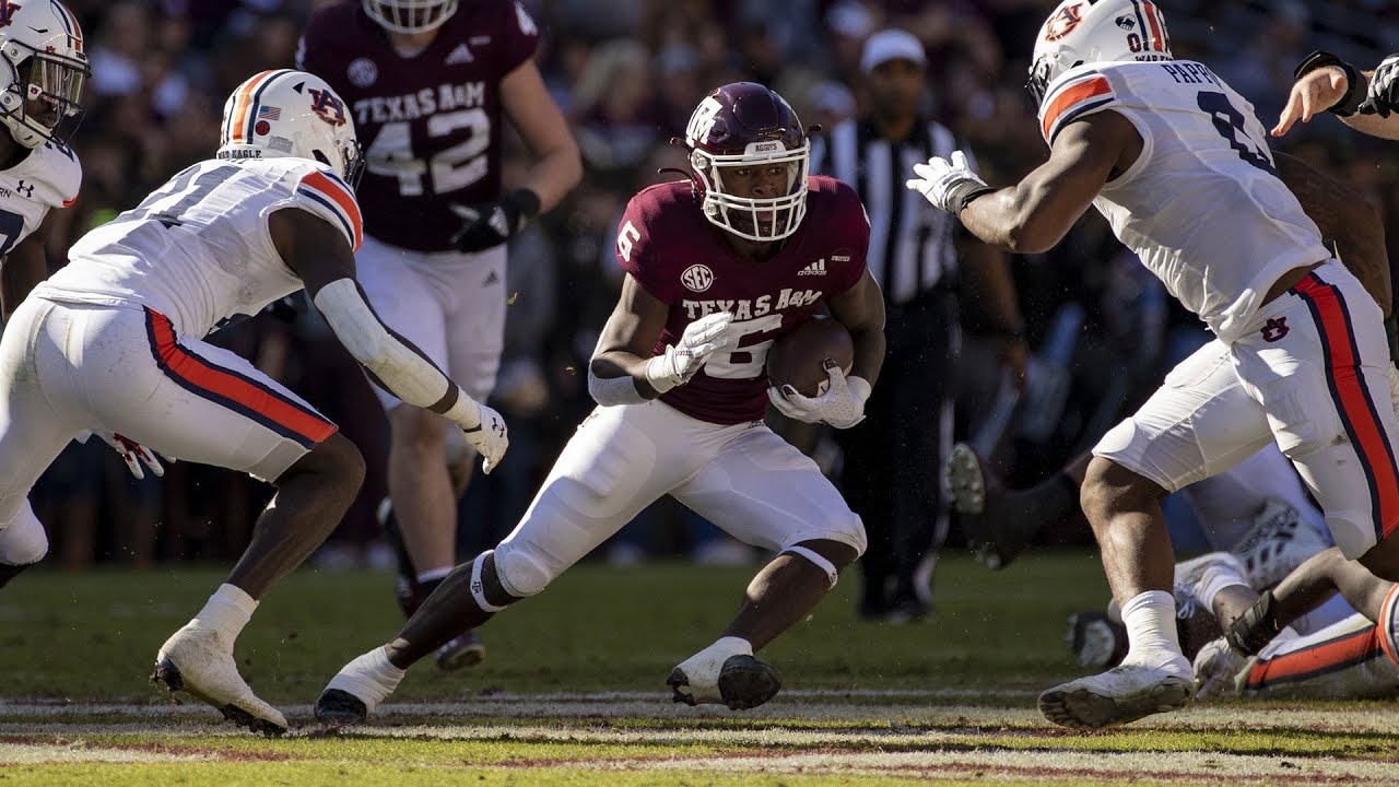 Devon Achane Texas A&M Aggies College Career Highlights to Dolphins] Win Big Sports
