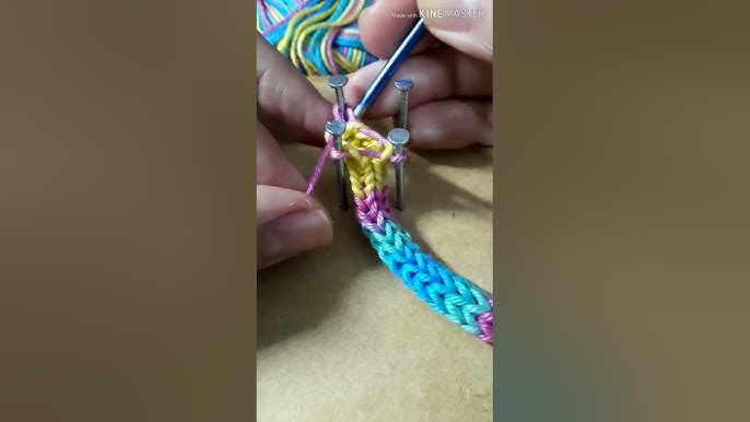 Maquina de Tejer Cordones Tricotin Mecánico Hilo Crochet Ful