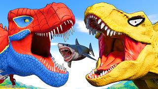 RELEASE ALL 122 TERRESTRIAL, MARINE & AVIARY DINOSAURS IN BIOSYN SANCTUARY - Jwe 2