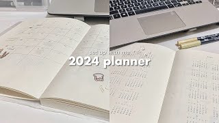 set up my 2024 planner! ✉