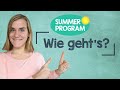 Sommerprogramm #1 - Wie geht's? - How to Respond?! - A1-B1
