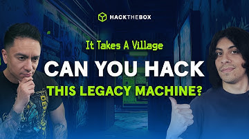 Can you HACK this legacy HTB Machine? | It Takes A Village