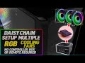 How to SAFELY INSTALL Multiple RGB FANS without ANY CONTROLLER or REMOTE
