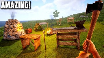 Incredible Open World Craft Build Farm Survival Game - Rising World Gameplay [E2]
