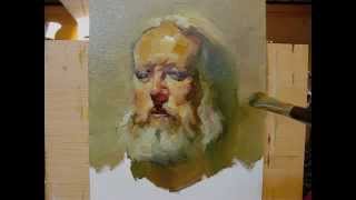 Zimou Tan | Art | "Bob" 100 minutes live painting demo.