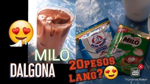 #DindinVlogs ||HOW TO MAKE MILO DALGONA||MILO DALGONA WITHOUT WHIPPED CREAM.