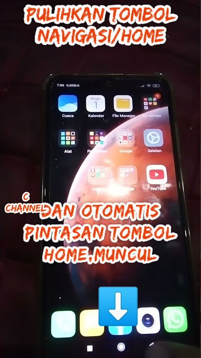 Cara Pulihkan Tombol Navigasi/Home yang Hilang || Tips.IT