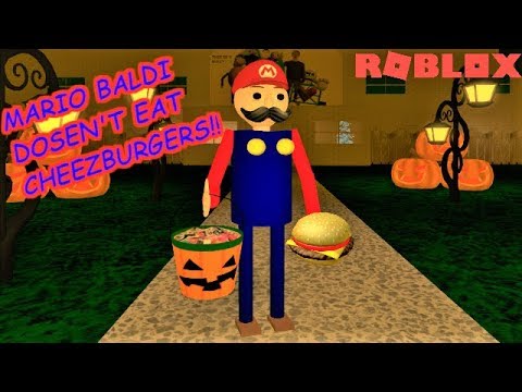 Play As Mario Baldi The Weird Side Of Roblox Baldi S Basics Rp Youtube - pghlfilms roblox baldi obby