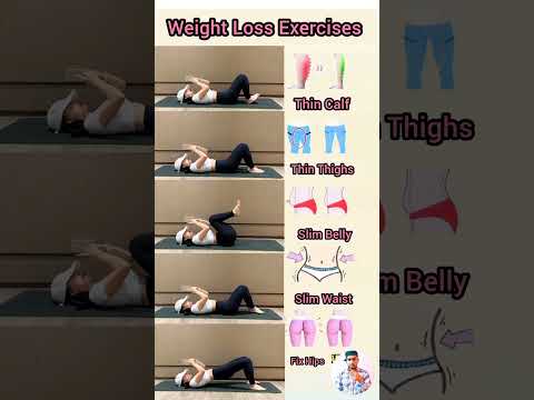 weight loss exercises at home#yoga #weightloss #fitnessroutine #short