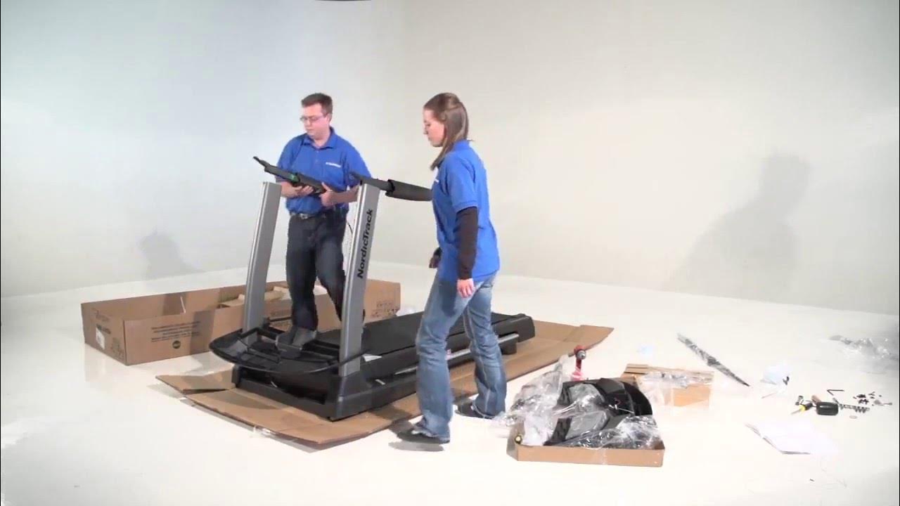 How To Assemble NordicTrack C900 Pro Treadmill YouTube