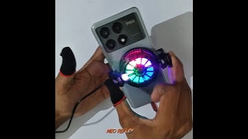 POCO X6 PRO 🤩...! WITH BEST GAMING COOLER 😉 #smartphone #pocox6pro