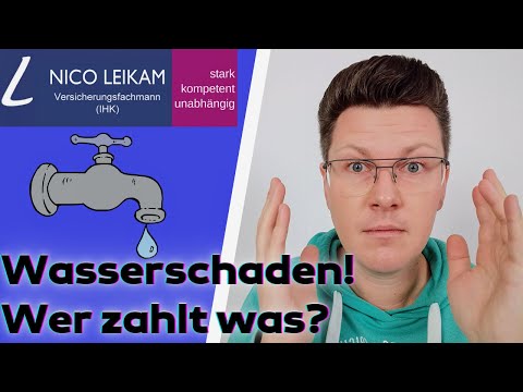 Video: Deckt die Hausratversicherung Wasserschäden durch Rohrbruch ab?