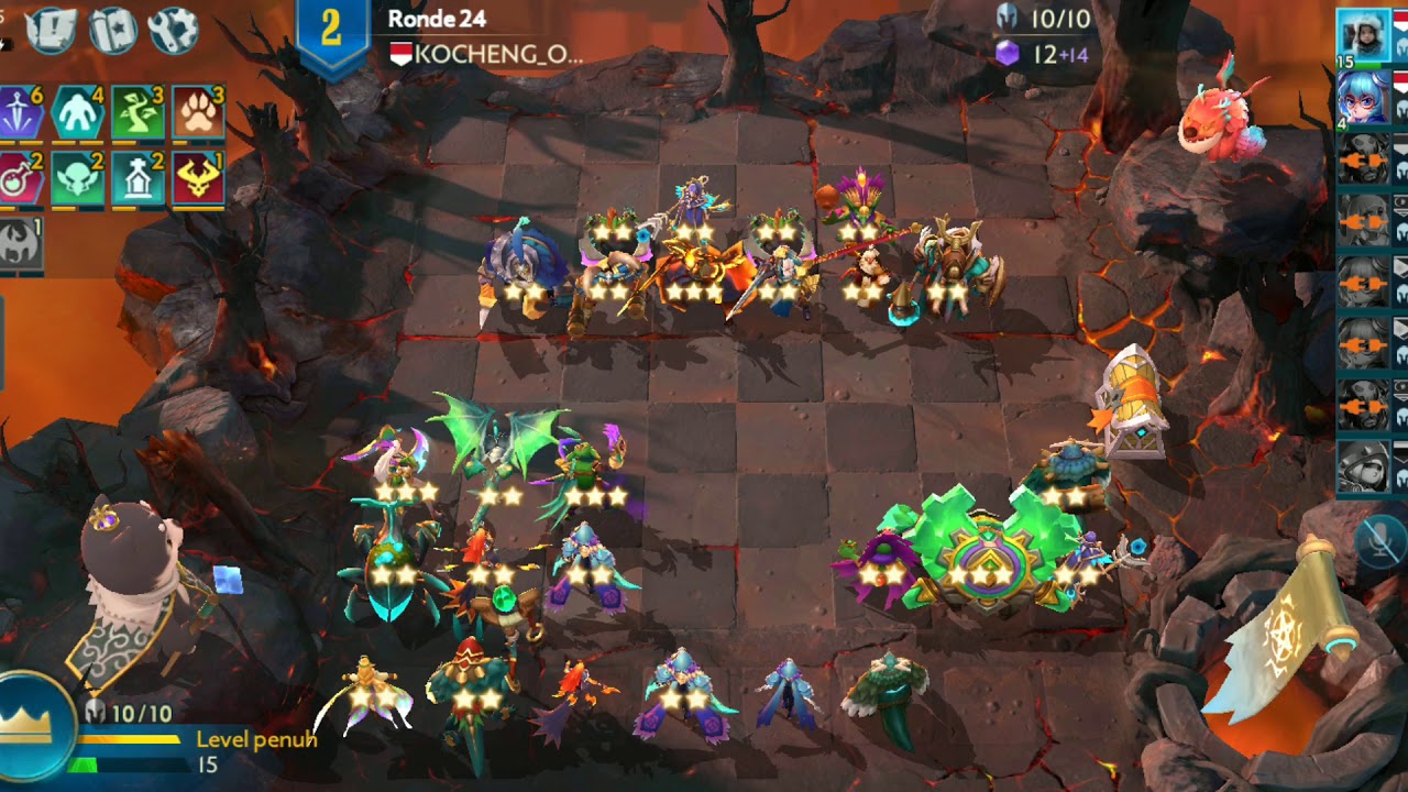 Chess Rush Indonesia combo Assassin REAPEAR+ Sword Dancer Bintang 3