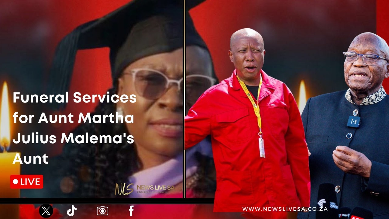 Funeral Services for Aunt Martha Julius Malema's Aunt - YouTube