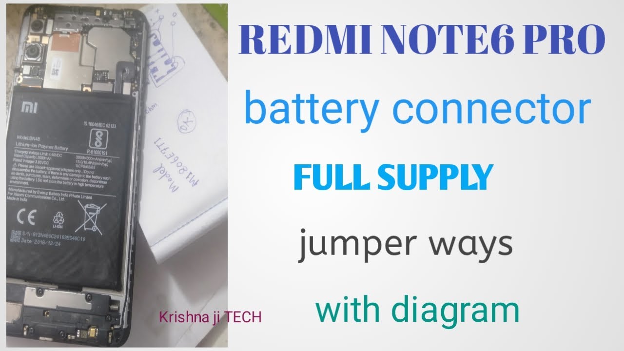 Redmi 6 Pro Battery