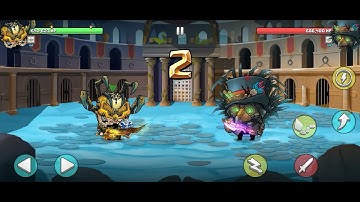 Tiny Gladiators - Scontro con il Boss al Livello 45 in Modalità Estrema