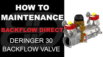 How to Maintenance a 2 ½" - 4" Deringer 30 Double Check Detector Assembly Backflow Preventer