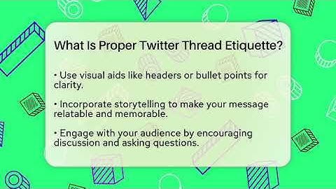 What Is Proper Twitter Thread Etiquette? - Everyday-Networking