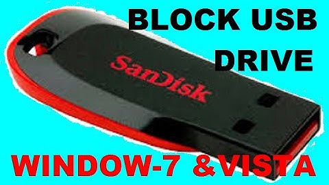 How to Enable/Disable [Usb Port/Pen drive] in window 7/8/8.1/XP/vista
