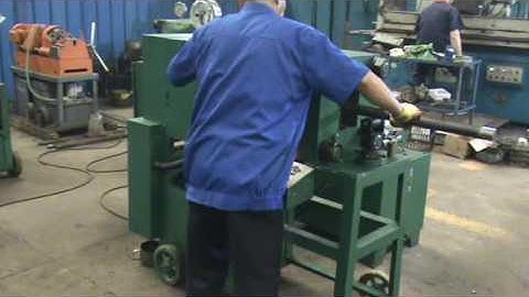 hebei yida GD-150 Auto 1 automatic rebar upset forging machine  contact  whatsapp:0086-15081816197