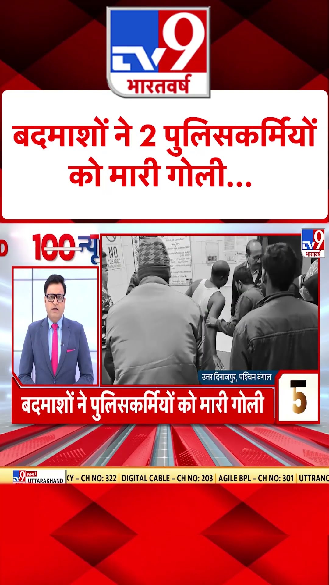 बदमाशों ने 2 पुलिसकर्मियों को मारी गोली... | #shorts