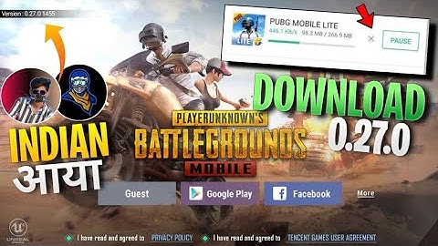 PUBG Lite 0.27.0 India देखो 😍| Pubg Lite New Update Today 2023 | Crash Fix | Loading Problem Fix