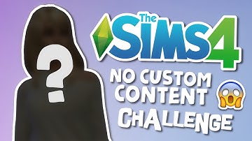The Sims 4 - No CC Challenge! - (Create-A-Sim)