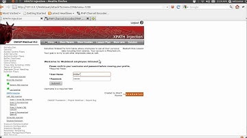 Webgoat: Injection Flaws [XPATH Injection]