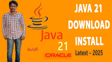 How to Install Java Jdk 21 on Windows 11 l 10