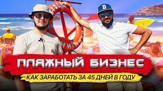 Бизнес на пляже. Как заработать летом? Сезонный курортный бизнес. Пляж «Лето»