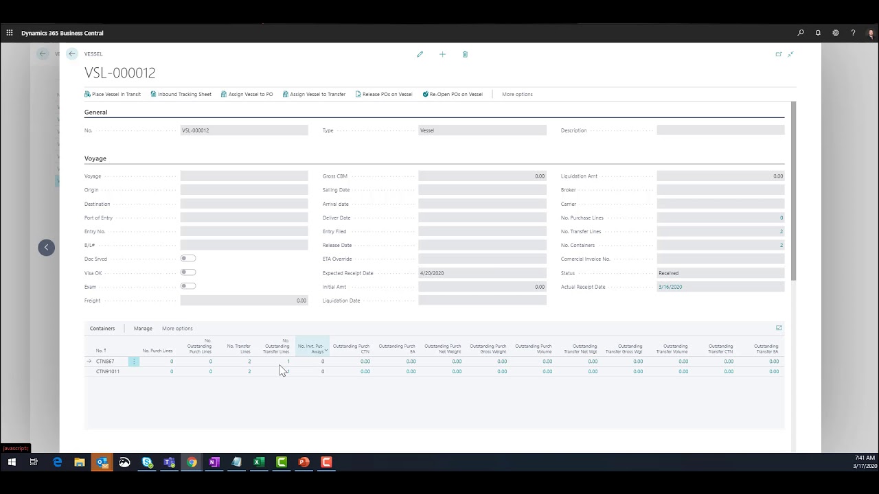 Container Management in Dynamics 365 Business Central | Sikich - YouTube