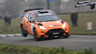 Rally 6u van Kortrijk 2018 on slippery roads