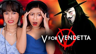 Foreign Girls React | V for Vendetta | First Time Watch