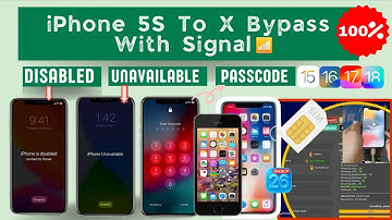 Iphone 6/6+ disabled⚠️passcode🔐 bypass done by unlock tool✅with sim📶 Unlock tool ramdisk passcode