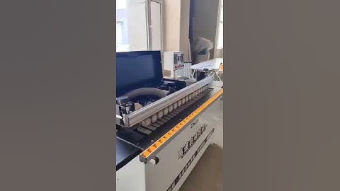 Semi Automatic Edge Bander | Working Video | Diamond Technologies | Edge Bander Working