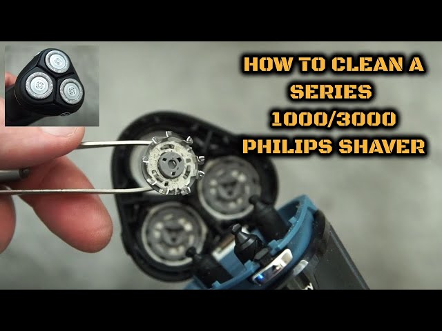 Mompelen verhaal nog een keer How to clean a Series 1000/3000 Philips Shaver - YouTube