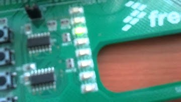 Integrated circuits fun.Our first ATMEGA16 project