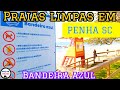 Praias limpas em Penha SC 