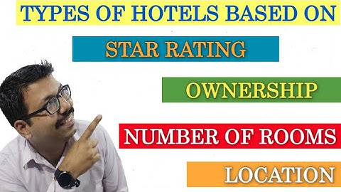 Classification Of Hotel II Star Rating II Ownership II Location II Size of Rooms